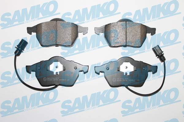 Samko 5SP790 - Brake Pad Set, disc brake www.parts5.com