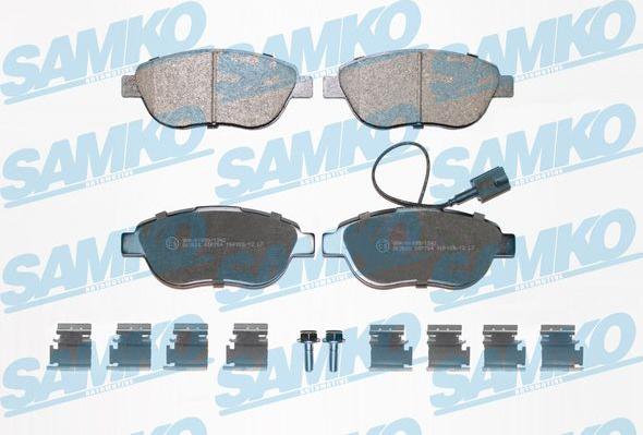 Samko 5SP764K - Brake Pad Set, disc brake www.parts5.com
