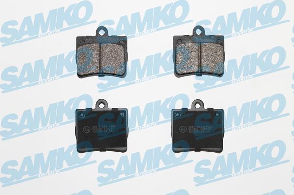 Samko 5SP725 - Brake Pad Set, disc brake www.parts5.com