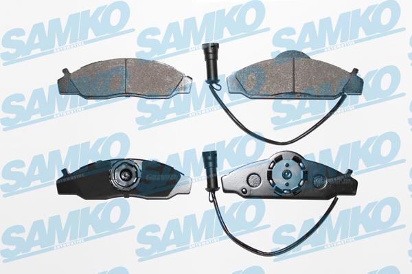 Samko 5SP721 - Brake Pad Set, disc brake www.parts5.com