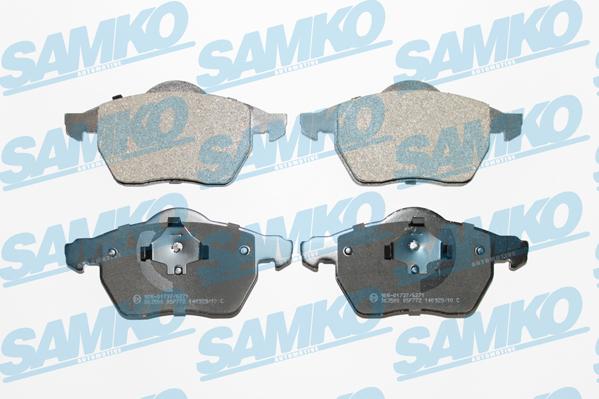 Samko 5SP772 - Brake Pad Set, disc brake www.parts5.com