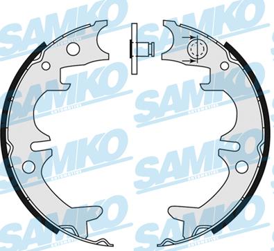 Samko 89140 - Brake Shoe Set www.parts5.com