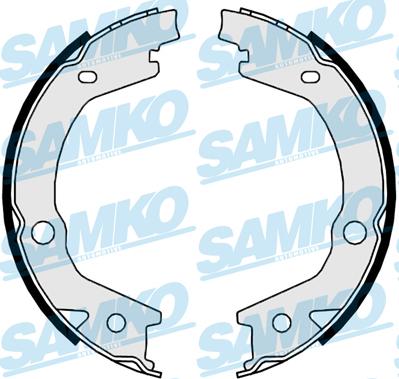Samko 89800 - Brake Shoe Set www.parts5.com
