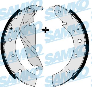 Samko 84680 - Brake Shoe Set www.parts5.com