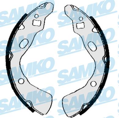 Samko 85680 - Brake Shoe Set www.parts5.com