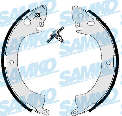 Samko 85240 - Brake Shoe Set www.parts5.com