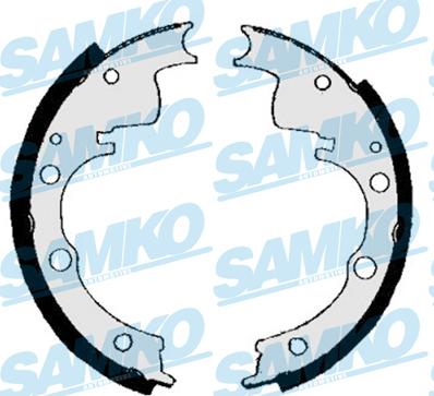 Samko 80250B - Brake Shoe Set www.parts5.com