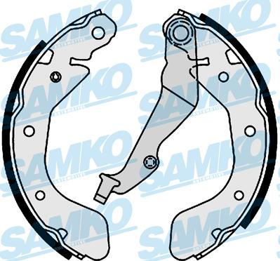 Samko 81001 - Brake Shoe Set www.parts5.com