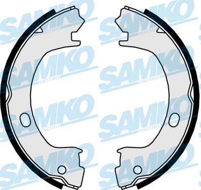 Samko 81015 - Brake Shoe Set www.parts5.com