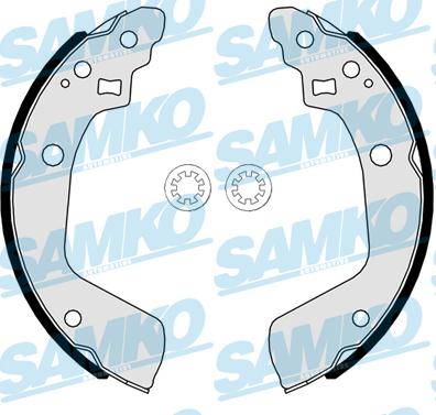 Samko 81121 - Brake Shoe Set www.parts5.com