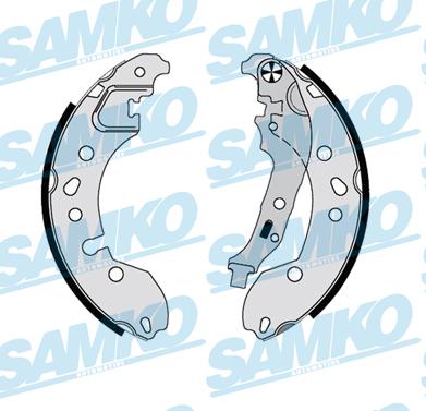 Samko 81176 - Brake Shoe Set www.parts5.com