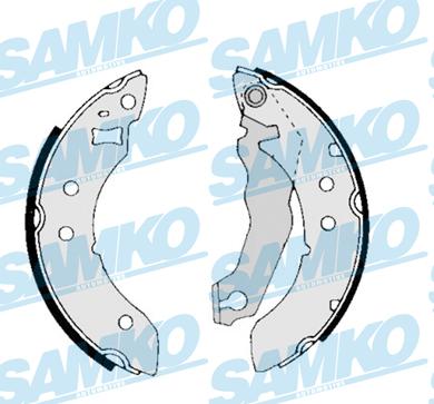 Samko 81390 - Brake Shoe Set www.parts5.com