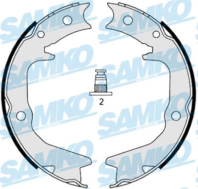 Samko 88920 - Brake Shoe Set www.parts5.com
