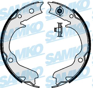 Samko 88360 - Brake Shoe Set www.parts5.com