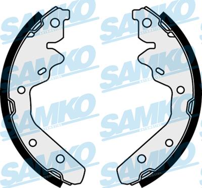 Samko 87630 - Brake Shoe Set www.parts5.com