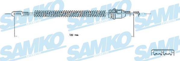 Samko C0543B - Cable, parking brake www.parts5.com