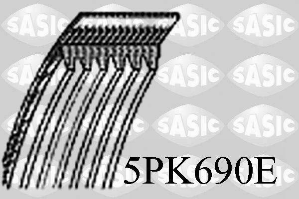 Sasic 5PK690E - V-Ribbed Belt www.parts5.com