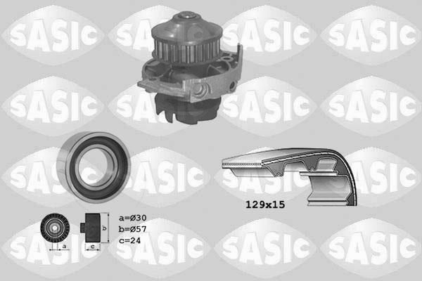 Sasic 3906017 - Water Pump & Timing Belt Set www.parts5.com