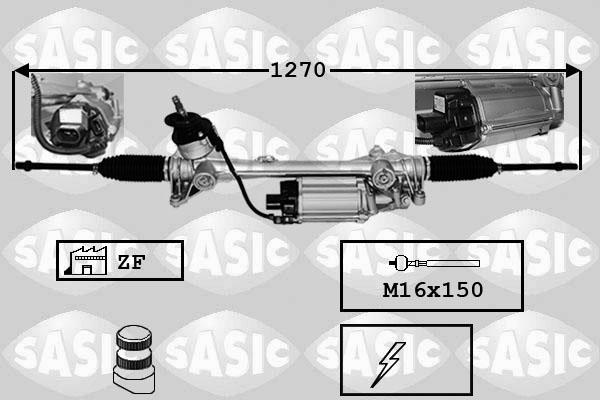 Sasic 7176065 - Рулевой механизм, рейка www.parts5.com