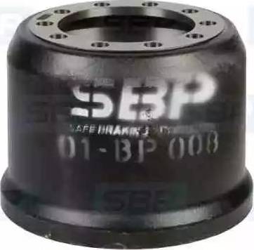 SBP 01-BP008 - Тормозной барабан www.parts5.com