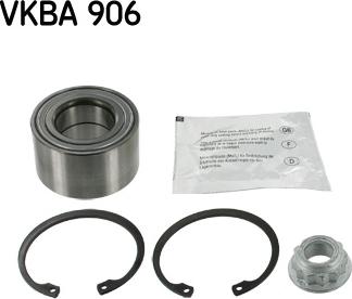 SKF VKBA 906 - Wheel hub, bearing Kit www.parts5.com