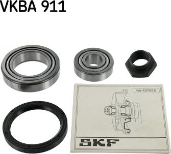 SKF VKBA 911 - Wheel hub, bearing Kit www.parts5.com