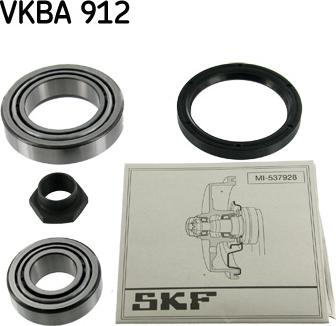 SKF VKBA 912 - Juego de cojinete de rueda www.parts5.com