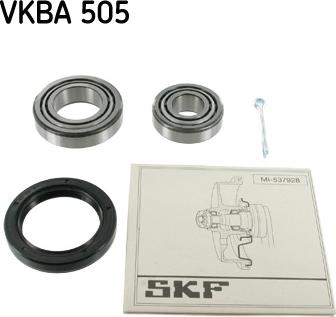 SKF VKBA 505 - Wheel hub, bearing Kit www.parts5.com