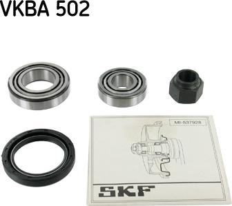 SKF VKBA 502 - Wheel hub, bearing Kit www.parts5.com