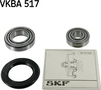 SKF VKBA 517 - Wheel hub, bearing Kit www.parts5.com