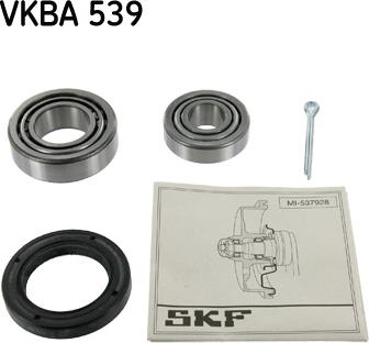 SKF VKBA 539 - Wheel hub, bearing Kit www.parts5.com