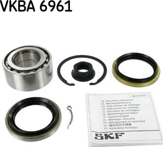 SKF VKBA 6961 - Wheel hub, bearing Kit www.parts5.com