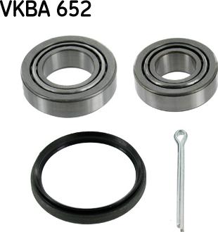 SKF VKBA 652 - Wheel hub, bearing Kit www.parts5.com