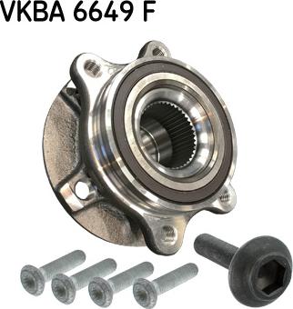 SKF VKBA 6649 F - Wheel hub, bearing Kit www.parts5.com