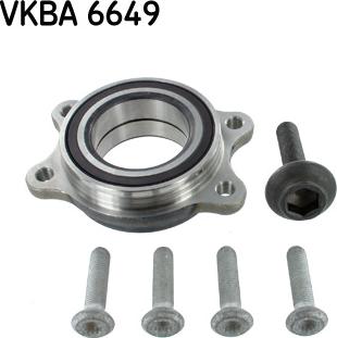 SKF VKBA 6649 - Wheel hub, bearing Kit www.parts5.com