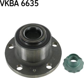 SKF VKBA 6635 - Wheel hub, bearing Kit www.parts5.com