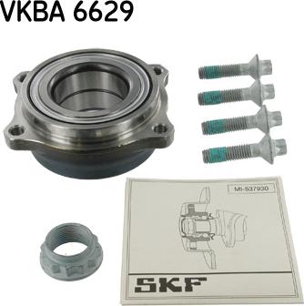SKF VKBA 6629 - Wheel hub, bearing Kit www.parts5.com