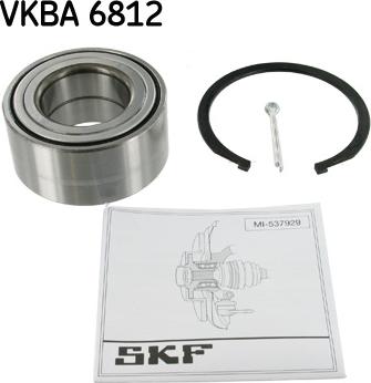 SKF VKBA 6812 - Wheel hub, bearing Kit www.parts5.com