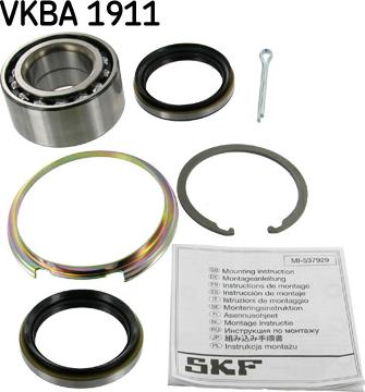 SKF VKBA 1911 - Wheel hub, bearing Kit www.parts5.com