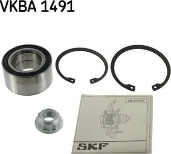 SKF VKBA 1491 - Wheel hub, bearing Kit www.parts5.com