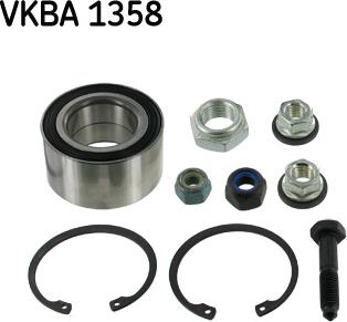 SKF VKBA 1358 - Wheel hub, bearing Kit www.parts5.com