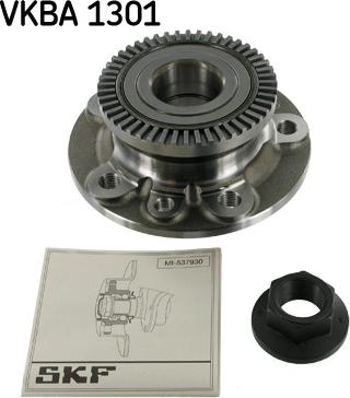 SKF VKBA 1301 - Wheel hub, bearing Kit www.parts5.com