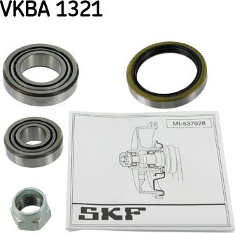 SKF VKBA 1321 - Wheel hub, bearing Kit www.parts5.com