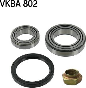 SKF VKBA 802 - Wheel hub, bearing Kit www.parts5.com