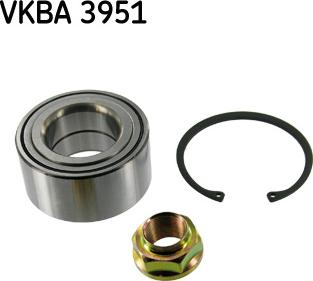SKF VKBA 3951 - Wheel hub, bearing Kit www.parts5.com