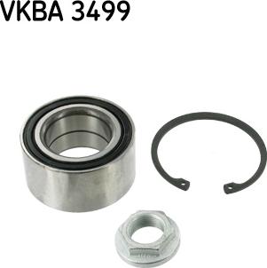 SKF VKBA 3499 - Wheel hub, bearing Kit www.parts5.com