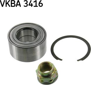 SKF VKBA 3416 - Wheel hub, bearing Kit www.parts5.com