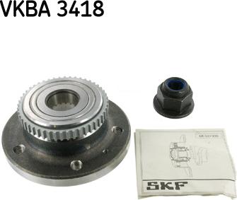 SKF VKBA 3418 - Wheel hub, bearing Kit www.parts5.com