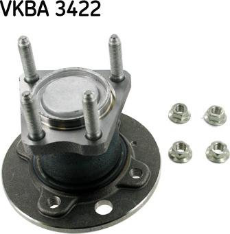SKF VKBA 3422 - Wheel hub, bearing Kit www.parts5.com