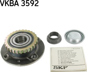 SKF VKBA 3592 - Wheel hub, bearing Kit www.parts5.com